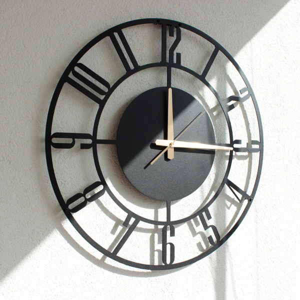Designer Number Metal Wall clock