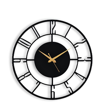 Designer Number Metal Wall clock