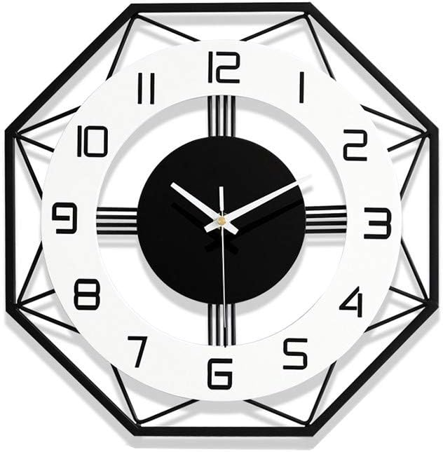 Antique Hexagon Stylish Metal Wall Clock